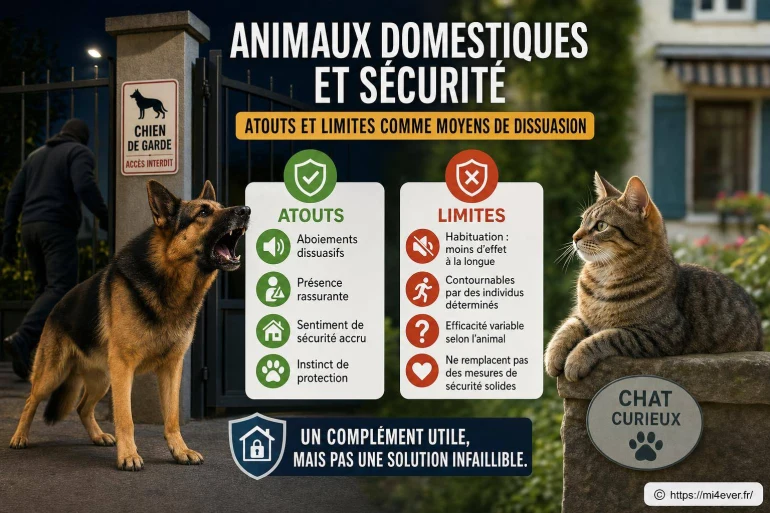 Animaux domestiques et sécurité : atouts et limites comme moyens de dissuasion