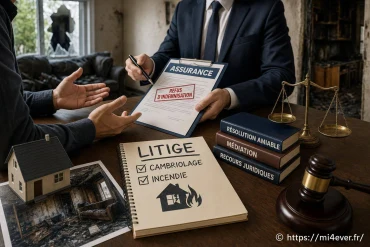 Litige avec l’assurance après un cambriolage ou un incendie : modes de résolution et recours juridiques