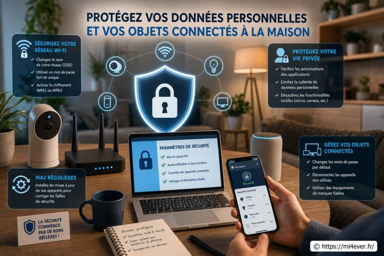 Comment protéger ses données personnelles et objets connectés à la maison ?