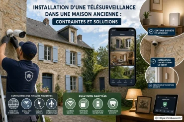 Installation d’une télésurveillance dans une maison ancienne : contraintes et solutions