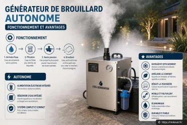 Générateur de brouillard autonome : fonctionnement et avantages