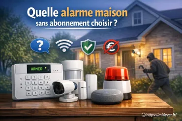 Quelle alarme maison sans abonnement choisir pour sécuriser votre domicile ?