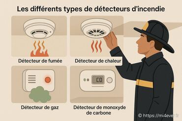 Quels sont les différents types de détecteurs d’incendie ?