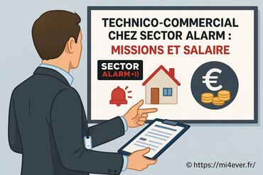 Technico-commercial chez Sector Alarm : quelles missions et quel salaire ?