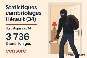 Statistiques cambriolages dans l'hérault en 2024