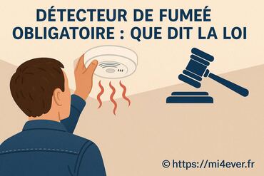 Détecteur de fumée obligatoire : que dit la loi en 2025