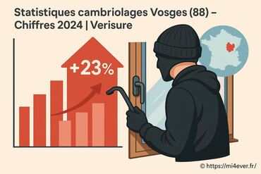Statistiques cambriolages dans les Vosges en 2024 : chiffres et conseils de protection