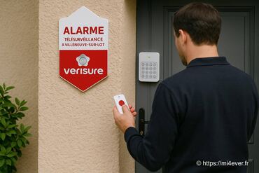 Alarme et télésurveillance maison à Villeneuve-sur-Lot : sécurisez votre domicile
