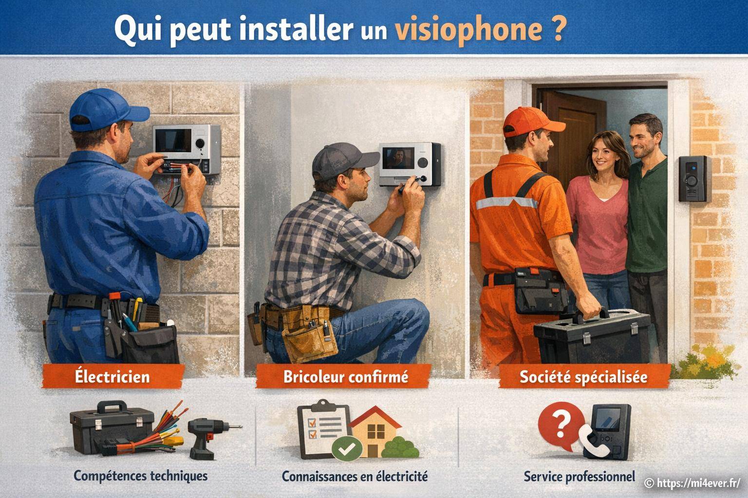 Qui peut installer un visiophone chez soi ?