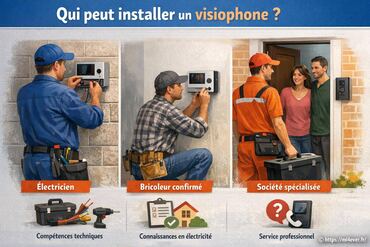 Qui peut installer un visiophone chez soi ?