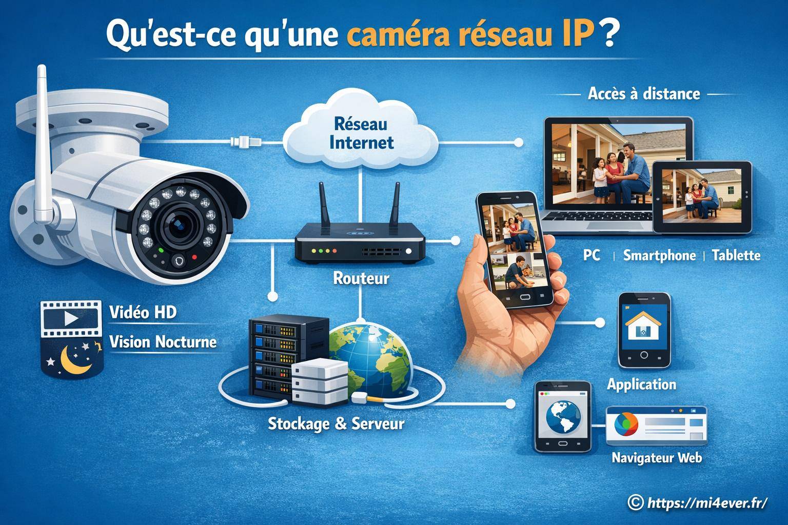 Qu'est-ce qu'une caméra réseau IP et comment bien la choisir