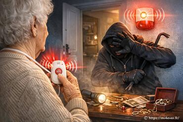 Cambriolage : comment une retraitée de 88 ans a mis son agresseur en fuite grâce à son alarme senior