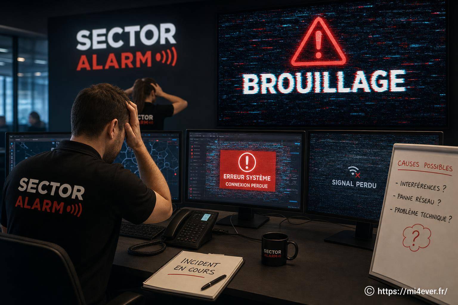Brouillage chez Sector Alarm : comment ça fonctionne et que faire